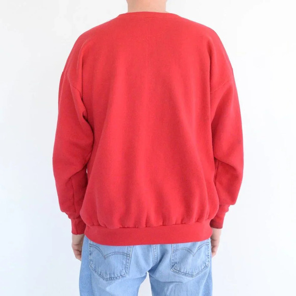 Vintage TNT by Trau Loevner Red United We Stand Eagle Patriotic Crewneck Sweater - Picture 3 of 13